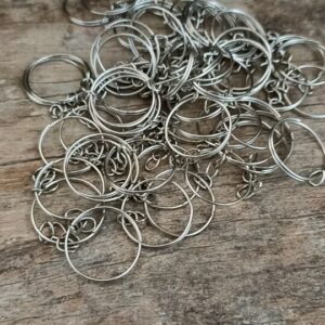 ARGOLA PARA CHAVEIRO COM CORRENTE